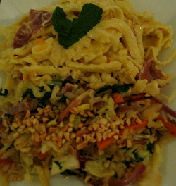 Fettucine with Prosciutto and Citrus